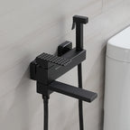 Wall Mount Bathtub Shower Mixer Faucet Set with Handheld Sprayer