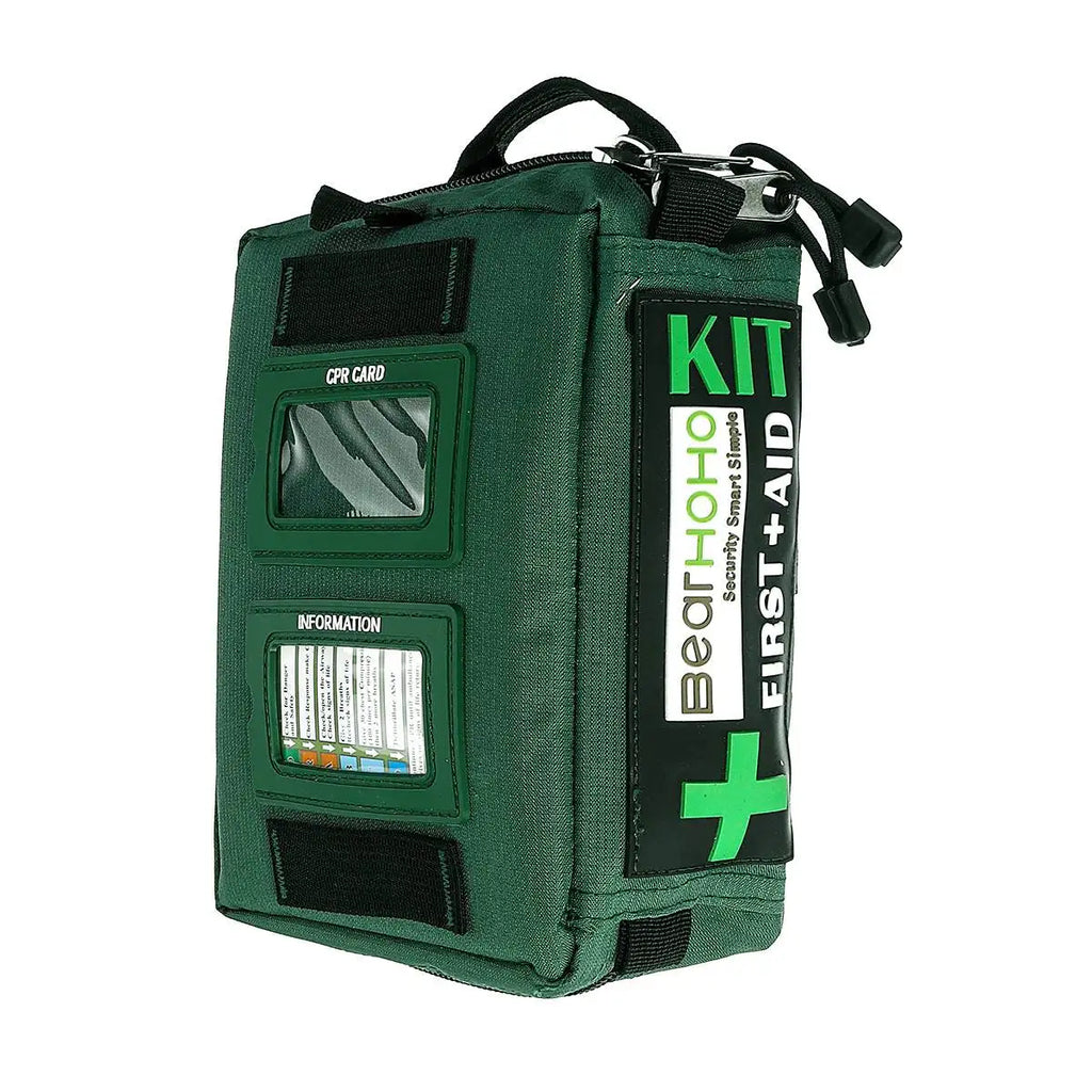Emergency First Aid Kit Bag with 3-Section Organizer