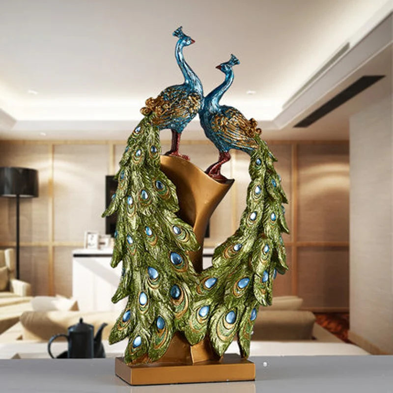 Resin Phoenix Ornament and Bird Desktop Figurine