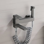 Wall Mount Bathtub Shower Mixer Faucet Set with Handheld Sprayer