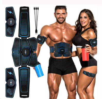 Abdominal muscle training with EMS