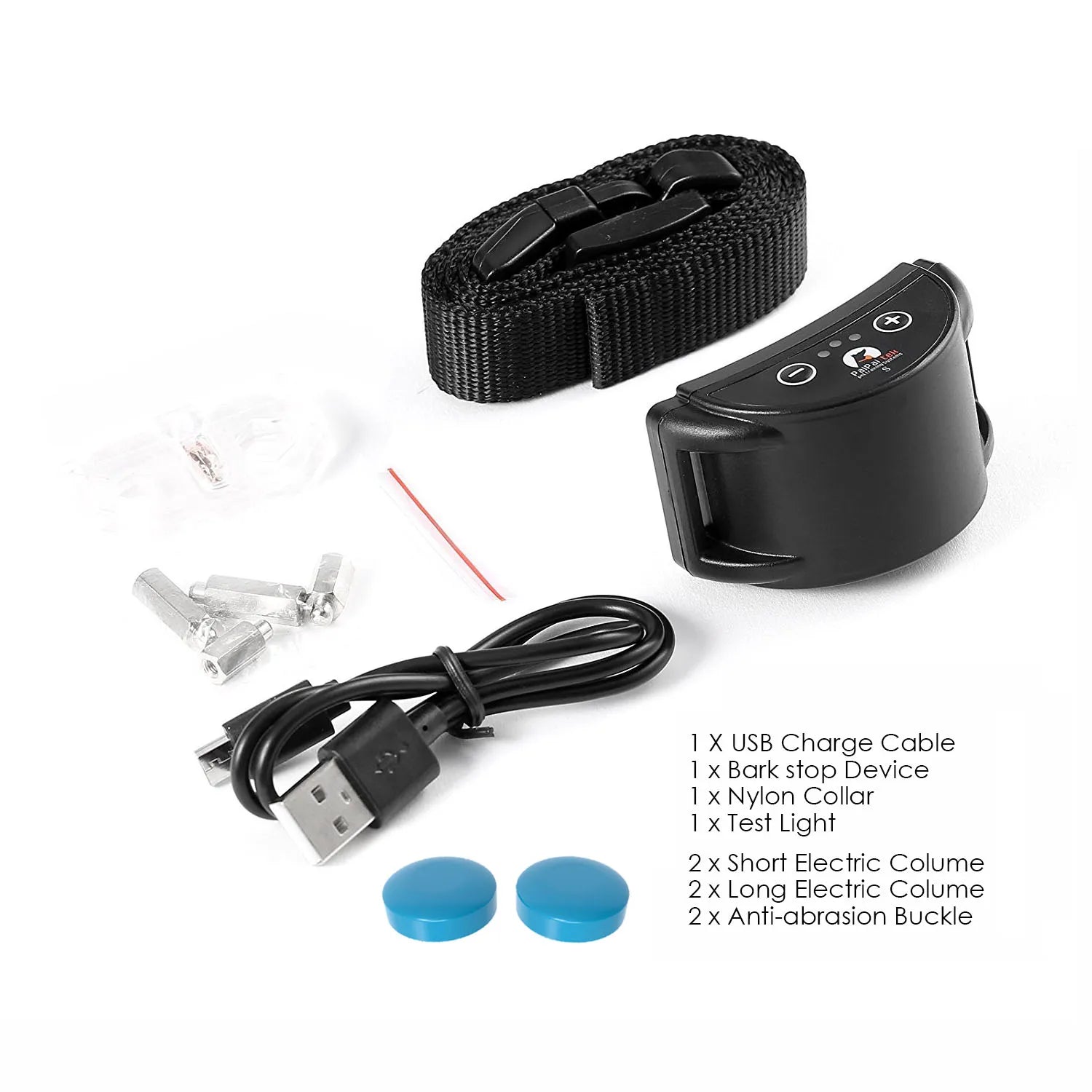 Automatic Anti-Bark Dog Training Collar Rechargeable IP65 Waterproof 5 Modes