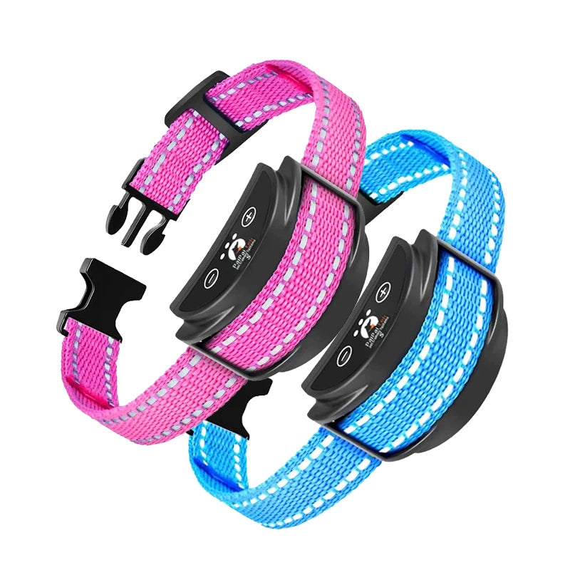 Automatic Anti-Bark Dog Training Collar Rechargeable IP65 Waterproof 5 Modes