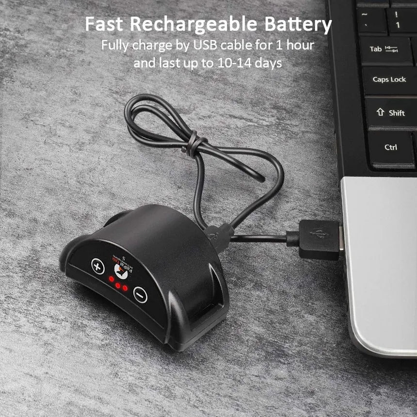 Automatic Anti-Bark Dog Training Collar Rechargeable IP65 Waterproof 5 Modes