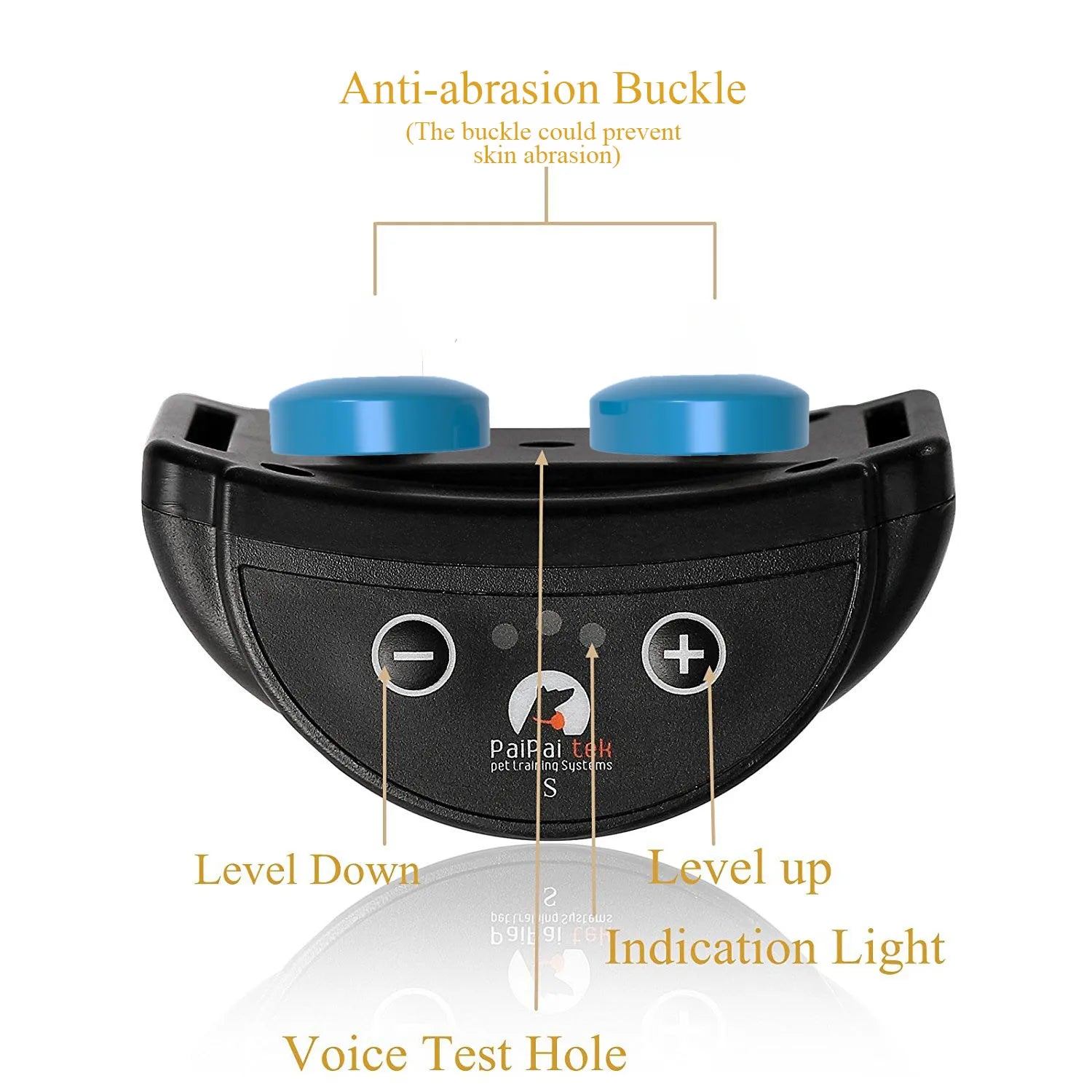 Automatic Anti-Bark Dog Training Collar Rechargeable IP65 Waterproof 5 Modes