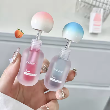 Peach Water Light Lip Gloss | Hydrating Fruit Jelly Lip Oil for Plumping & Lip Line Reduction