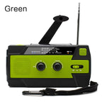 Portable Solar Hand Crank AM/FM Radio with Flashlight