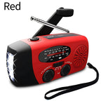 Portable Solar Hand Crank AM/FM Radio with Flashlight