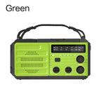 Portable Solar Hand Crank AM/FM Radio with Flashlight
