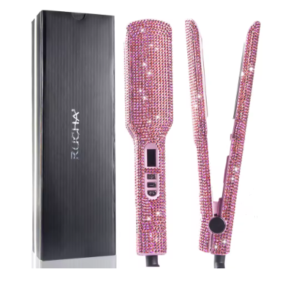 Tourmaline Ceramic Hair Straightener 2-inch Titanium Flat Iron