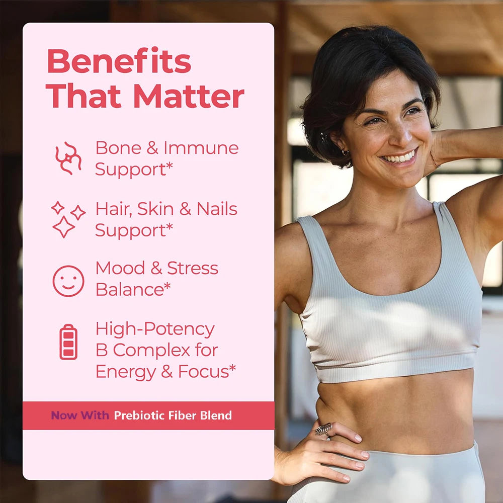 Women Feminine Balance Probiotic Gummies Gut Support
