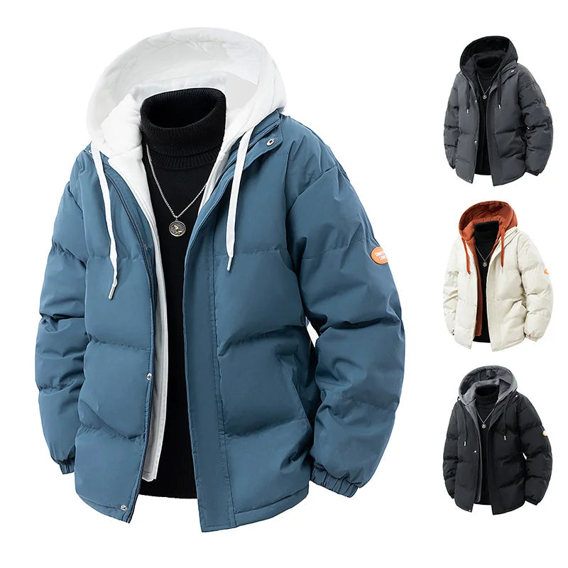 Men's Thick Warm Hooded Winter Parka Coat