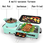 Smokeless 3 in 1 Electric Grill and Korean BBQ Hot Pot