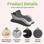 Multifunctional Memory Foam Prone Reading Pillow with Removable Headrest