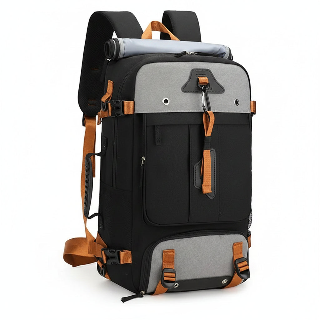 Unisex Oxford Large Capacity Outdoor Travel Crossbody Backpack