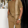 Men's Oversized 3D Printed T-Shirt and Pants 2-Piece Set