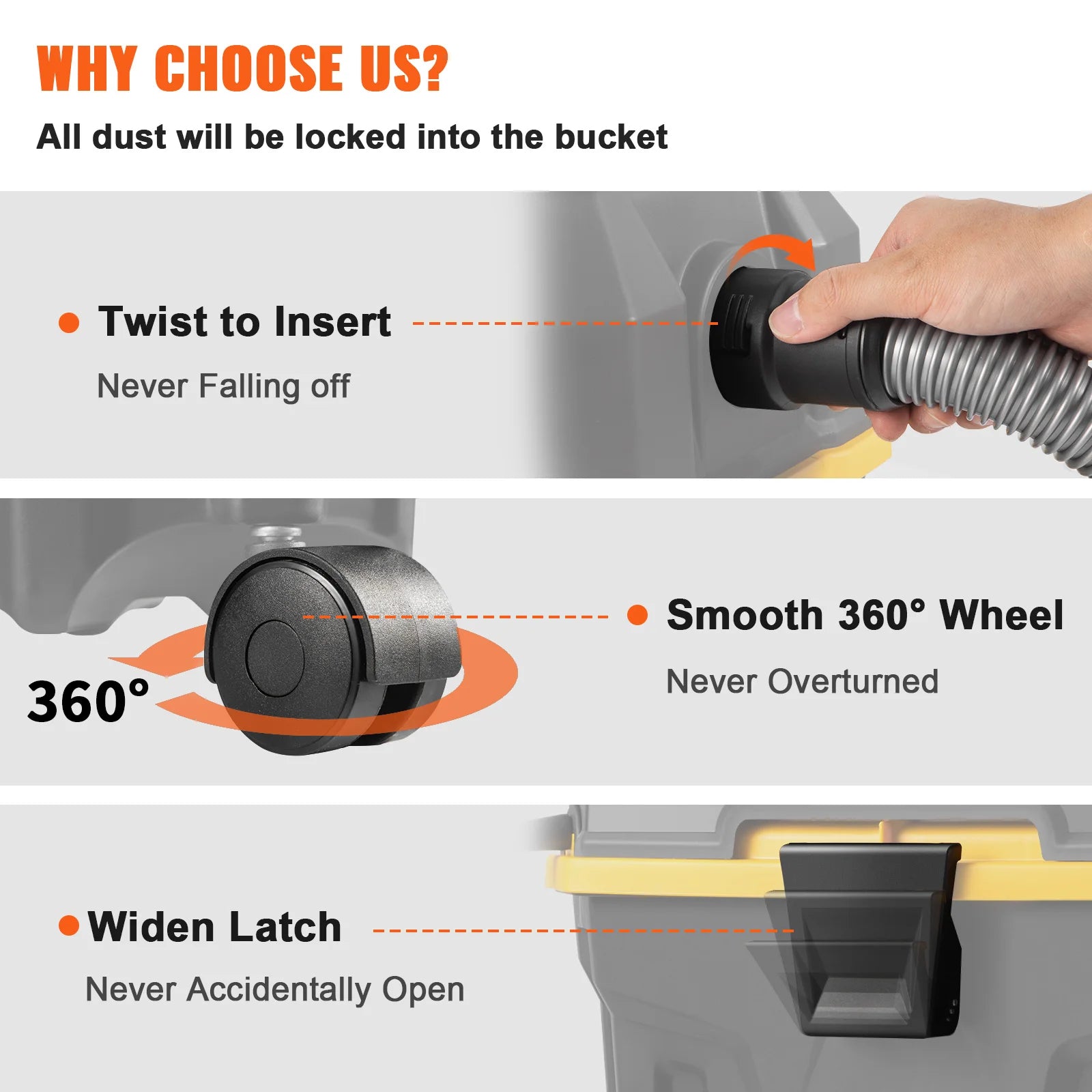 Portable Wet and Dry Vacuum Cleaner with Blower Function 1200W
