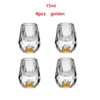 Diamond Crystal Liquor Shot Glasses and Spirit Dispenser Set