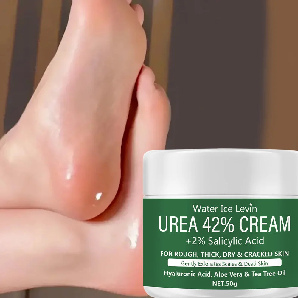 Unisex 42% Urea Salicylic Acid Foot Hand Moisturizer Cream 1.8 oz