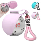 Portable 2-in-1 Dog Water Bottle Leak-Proof Stainless Steel Travel Dispenser for Small Dogs