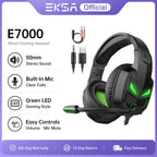 Stereo Wired Gaming Headset for PC and PS5 Over-Ear Headphones