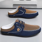 Men's Breathable Mesh Slip-On Mules Outdoor Casual Sandals