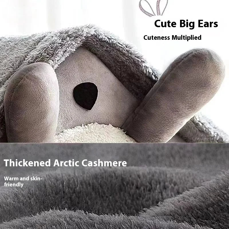 Plush Teddy Dog House Winter Warm Pet Bed for Small Dogs & Cats