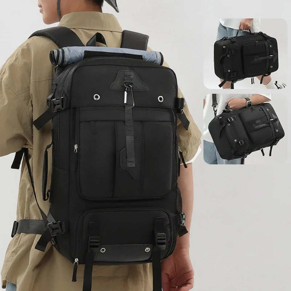 Unisex Oxford Large Capacity Outdoor Travel Crossbody Backpack