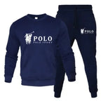 Men's Casual Crewneck Sweatshirt and Jogger Pants Tracksuit Set
