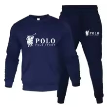 Men's Casual Crewneck Sweatshirt and Jogger Pants Tracksuit Set