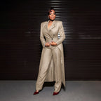 Men's Tailored Two-Piece Blazer and Pants Suit
