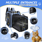 Expandable Foldable Breathable Pet Travel Backpack Carrier