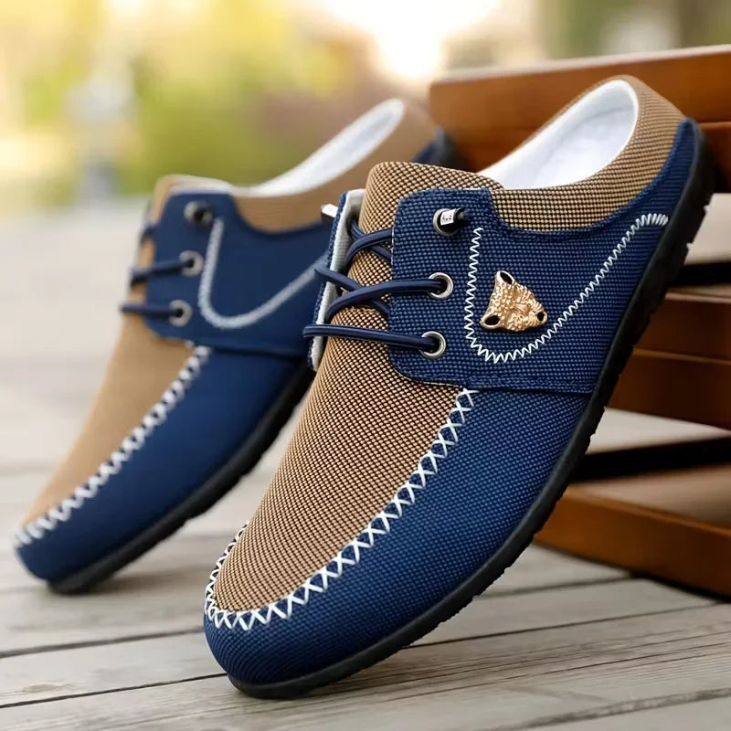 Men's Breathable Mesh Slip-On Mules Outdoor Casual Sandals