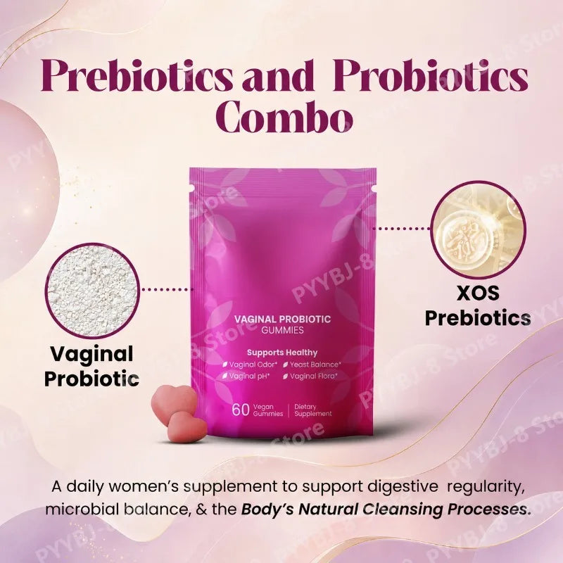 Women's Probiotic Cranberry Chlorophyll Digestive Wellness Gummies