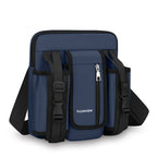 Men's Fashion Oxford Flap Pocket Crossbody Messenger Bag