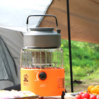 Portable 2-in-1 Camping Gas Stove and Heater with Adjustable Damper