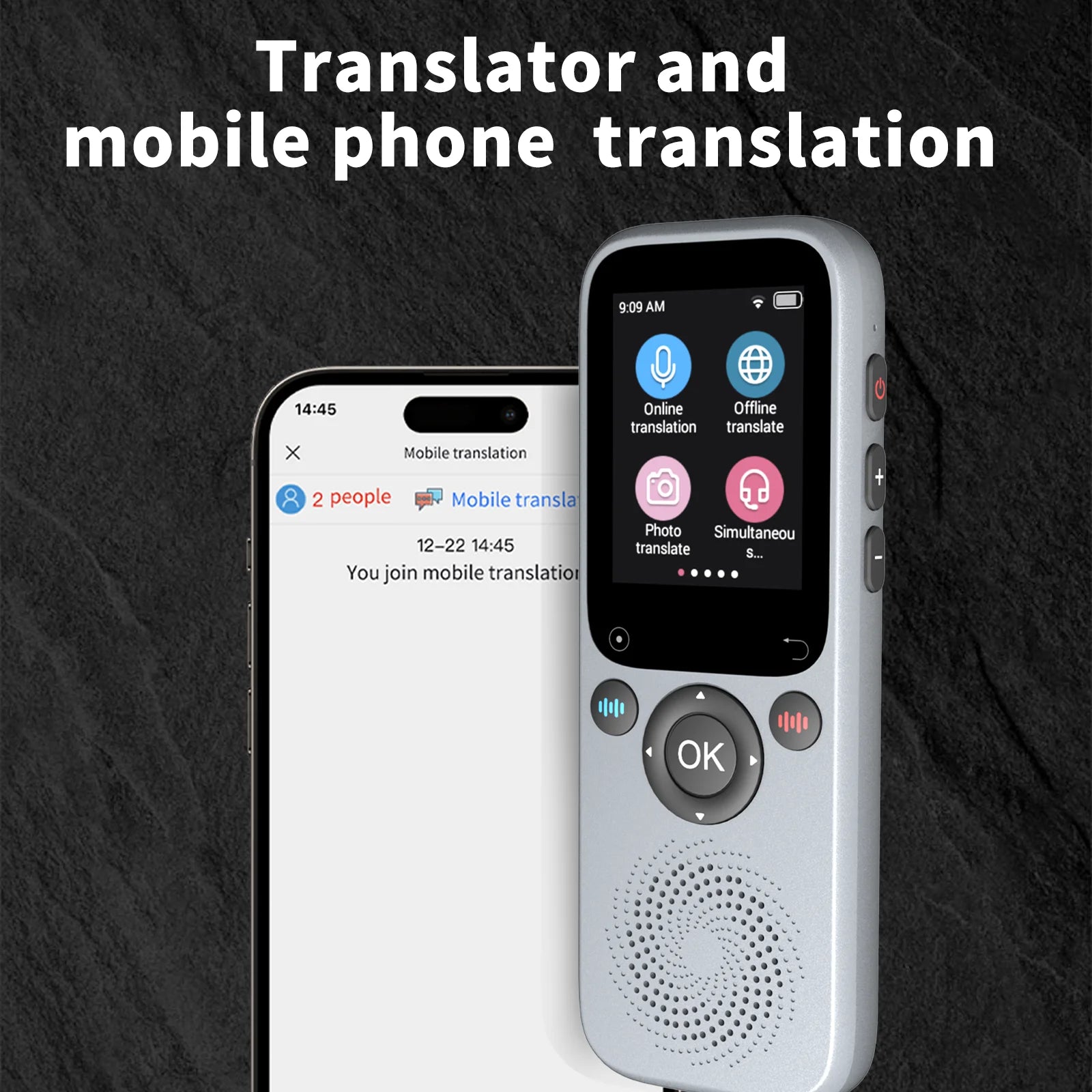 Portable AI Voice Real-Time Language Translator Device S20