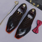 Men's Suede Genuine Leather Sewing Casual Oxford Shoes