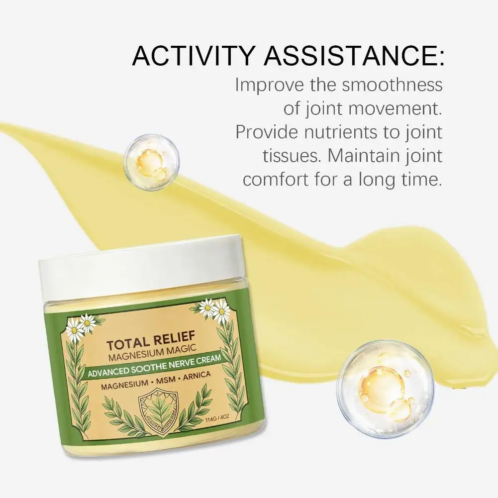 Magnesium MSM Arnica Soothe Nerve Body Cream 4 oz