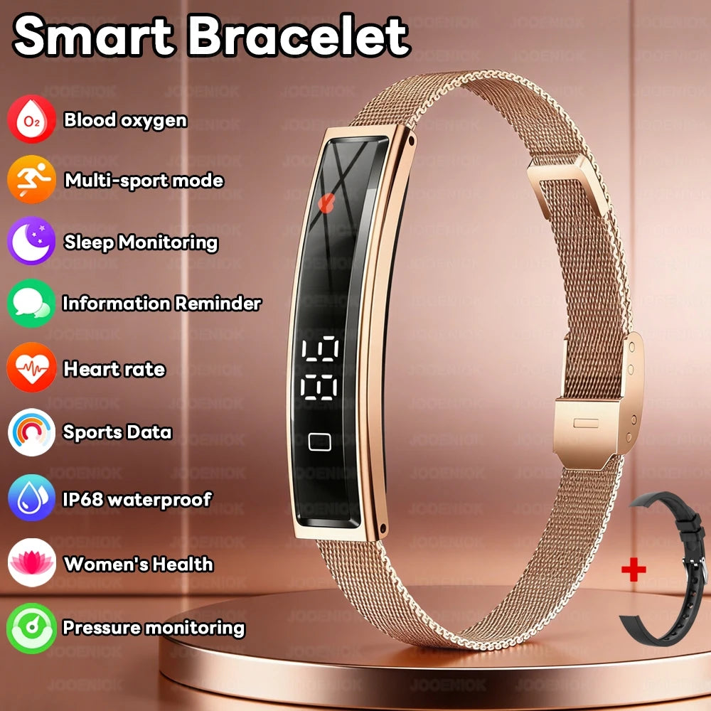 Waterproof Fitness Tracker Smart Band and Health Monitor Smartwatch