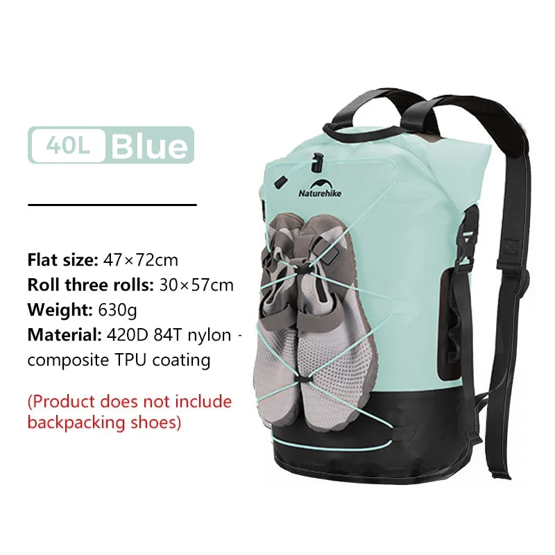 Waterproof Wet and Dry Separation Outdoor Bag with Shoulder Strap