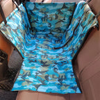 Waterproof Dog Car Seat Cover with Hammock Protector and Non-Slip Backing