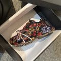 Women's Glitter Platform Sneakers Lace-Up Casual Fashion Shoes