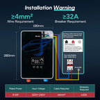 Instant Electric Water Heater and Tankless Shower System