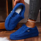 Women's Warm Plush Flat Loafer Shoes