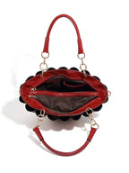 Women's Large Capacity Leather Top Handle Crossbody Bag
