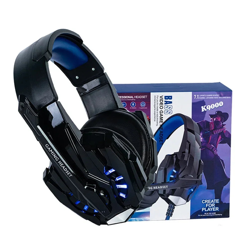 Stereo Wired Gaming Headset for PC and PS5 Over-Ear Headphones
