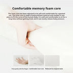 Ergonomic Memory Foam Bed Wedge Pillow with Neck Support