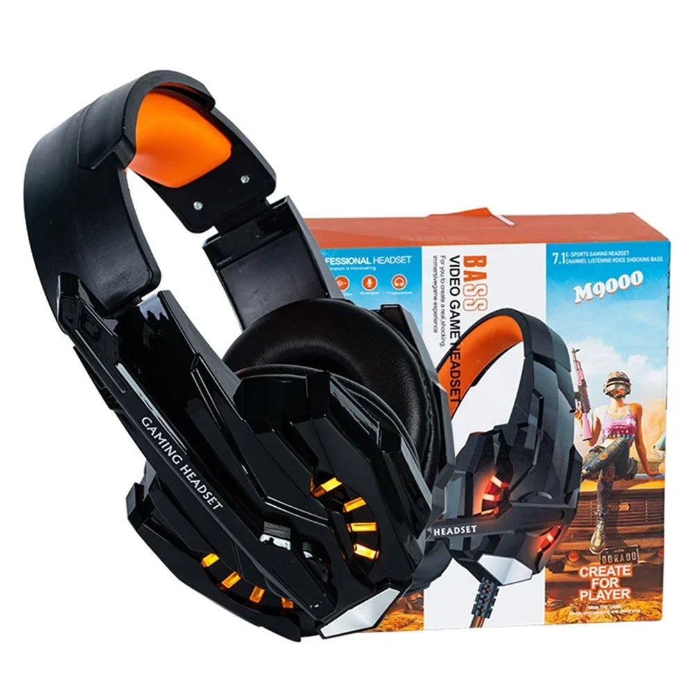 Stereo Wired Gaming Headset for PC and PS5 Over-Ear Headphones