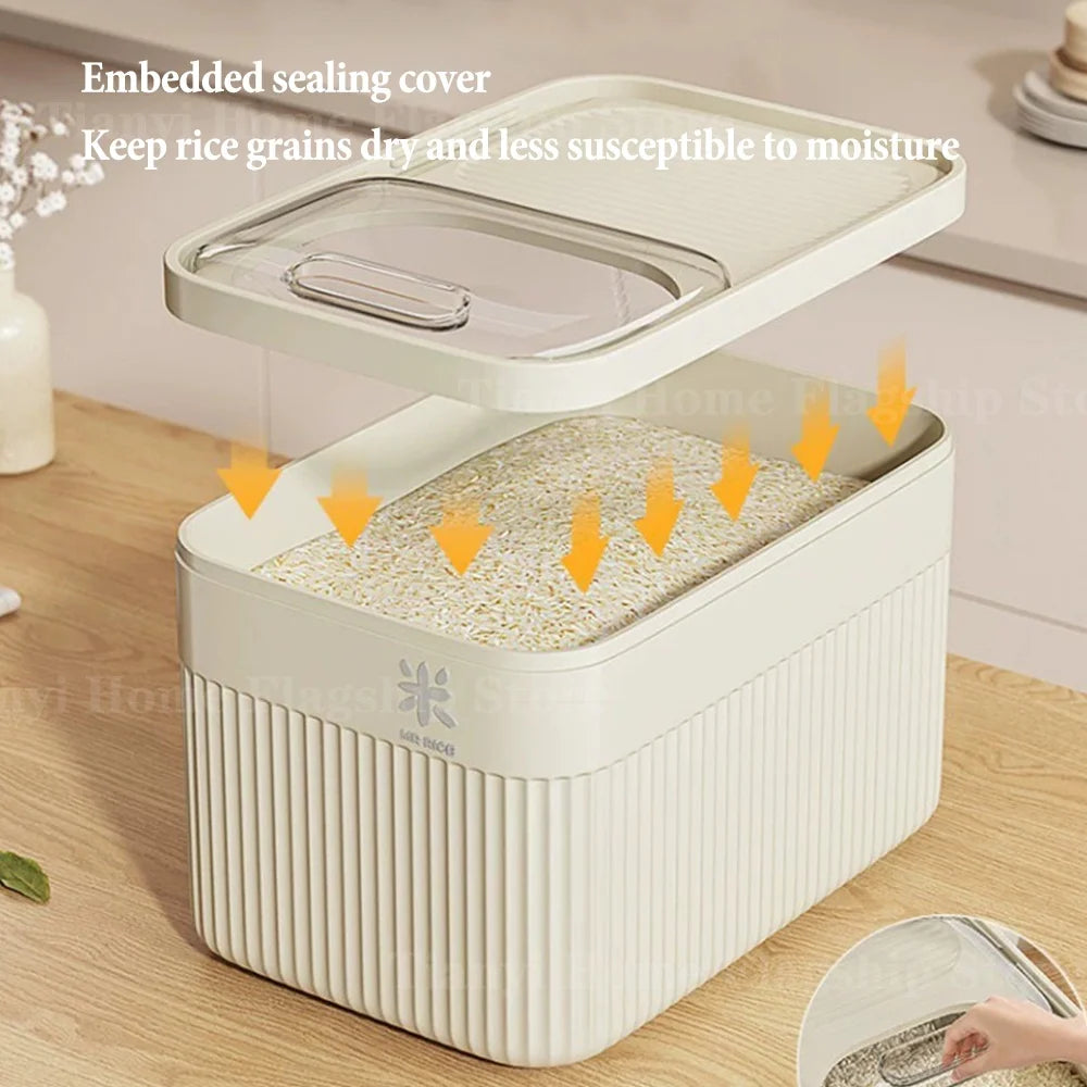 Airtight Kitchen Rice Storage Box and Dry Grain Container